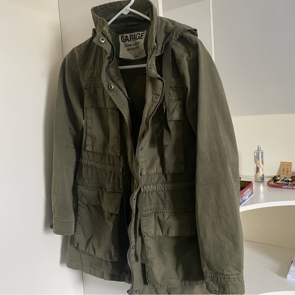 Garage Military Green Field Jacket
